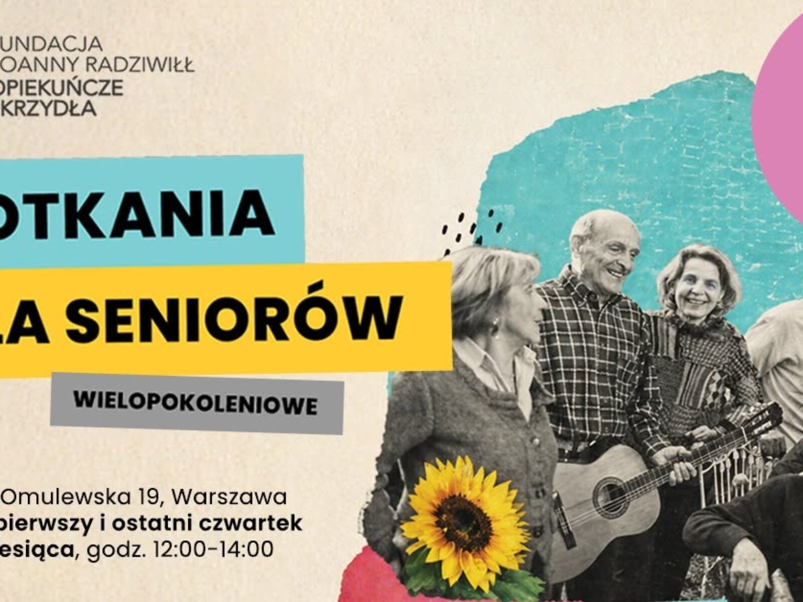 Spotkania dla seniorów w Warszawie – zapraszamy do Domu Fundacji przy ul. Omulewskiej 19