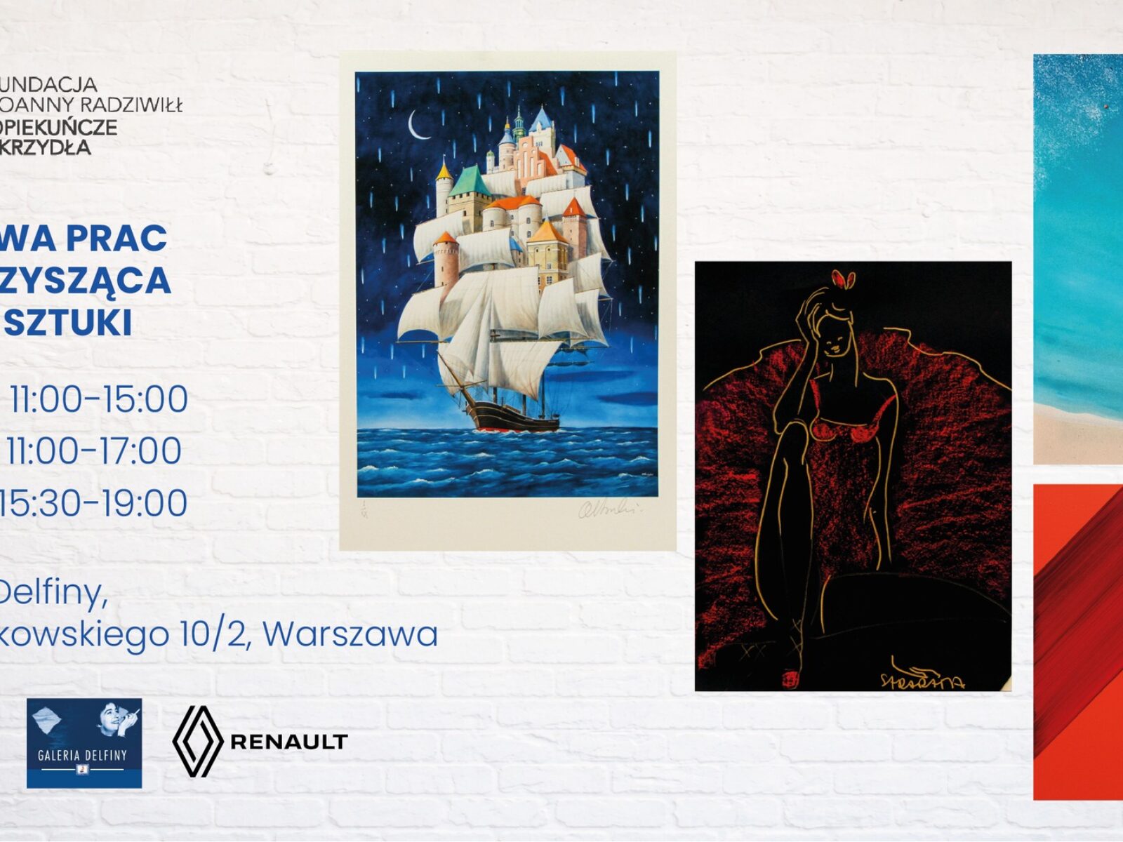 Aukcja sztuki online 2026 – wesprzyj Fundację Opiekuńcze Skrzydła